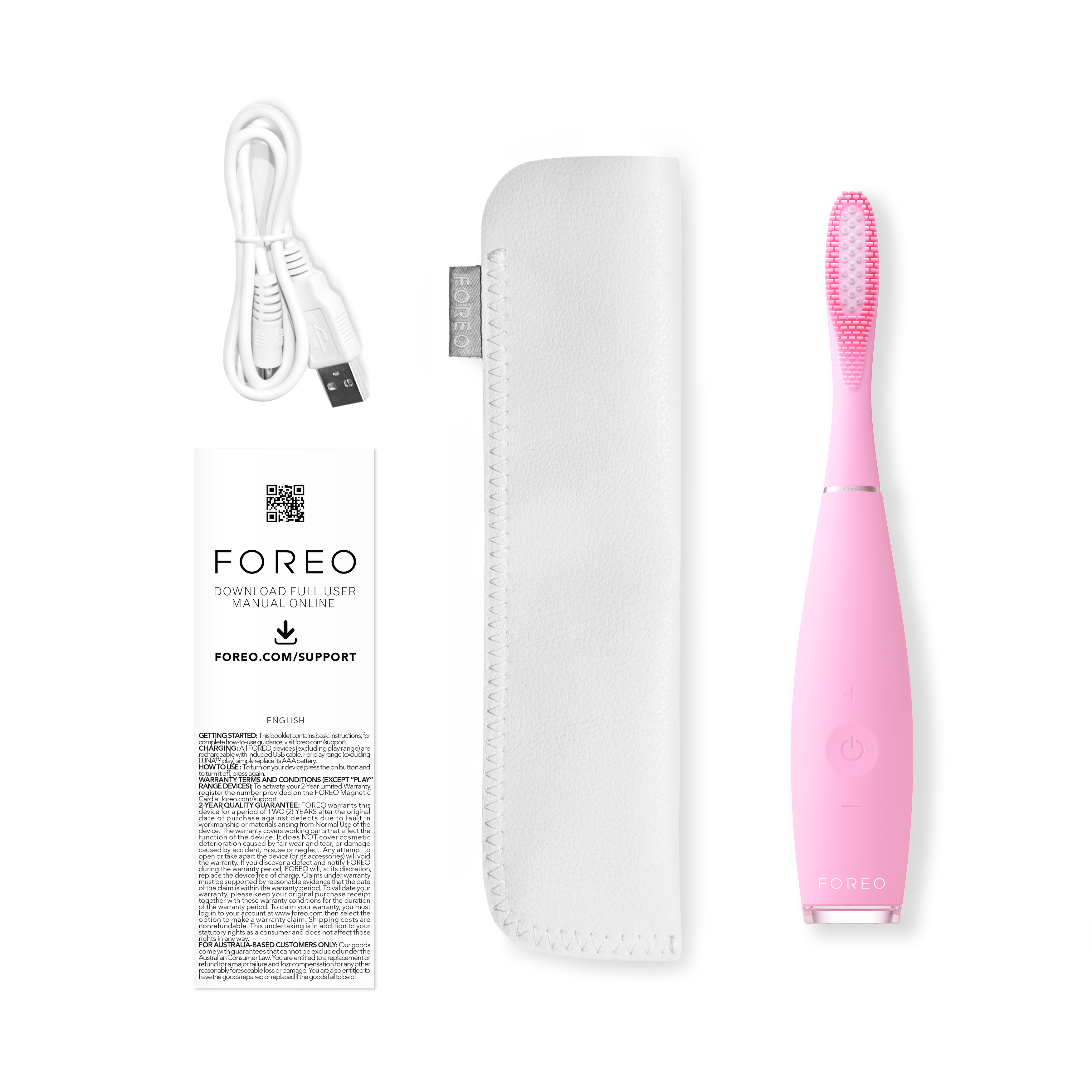 แปรงสีฟันซิลิโคนไฟฟ้า FOREO ISSA 3 Pearl Pink_3